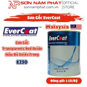 Sơn Evercoat Transparents Red Oxide - Màu Đỏ Oxide Trong - Mã E230