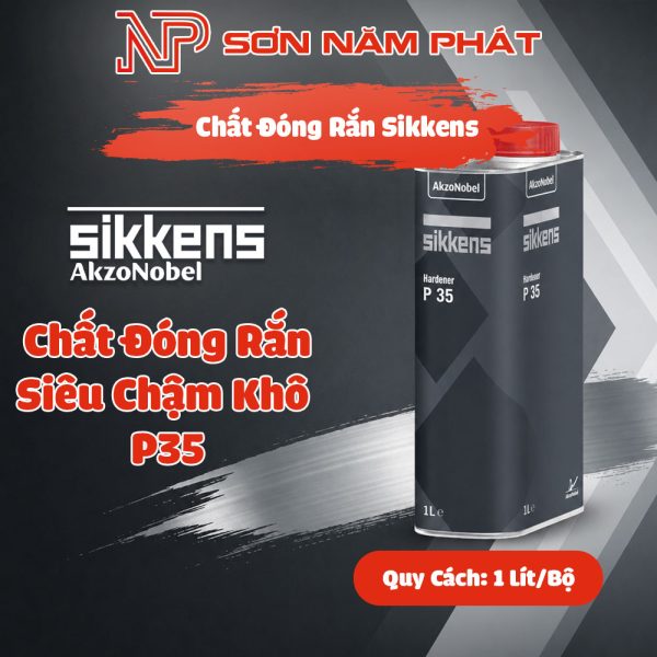 Đóng Rắn Chậm Khô Sikkens Hardener P35 1 Lít Chính Hãng Indonesia