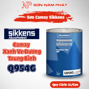 Sơn Camay Xanh Ve Dương Trung Bình Sikkens Akzo Nobel Mã Q954G Lon 1 Lít