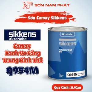 Sơn Camay Xanh Ve Sáng Trung Bình Thô Sikkens Akzo Nobel Mã Q954M Lon 1 Lít