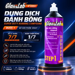Dung Dịch Đánh Bóng Bước 1 Super Duty Rubbing Compound Glanzlab 05021 (946ml)