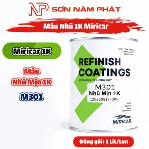 Sơn Nhũ 1K Miricar M301 Màu Nhũ Mịn