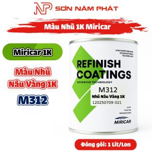 Sơn Nhũ 1K Miricar M312 Màu Nhũ Nâu Vàng
