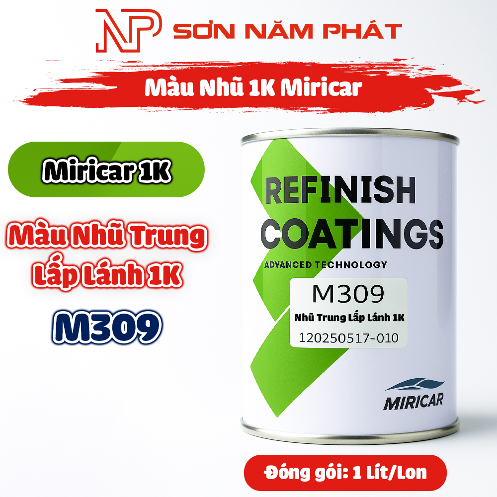 Sơn Nhũ 1K Miricar M309 Màu Nhũ Trung Lấp Lánh Sơn Nhũ 1K Miricar M309 Màu Nhũ Trung Lấp Lánh