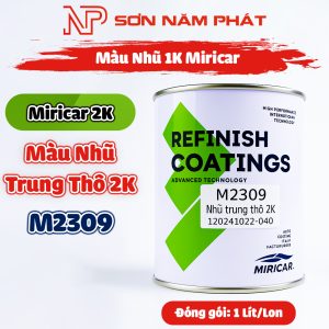 Sơn 2K Miricar Nhũ Trung Thô M2309