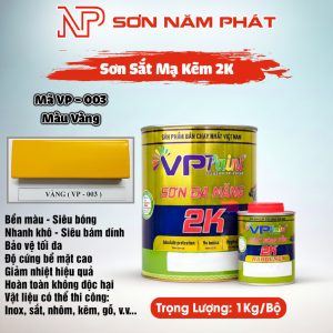 Sơn 2K Đa Năng VietPaint VPPaint VP003 – Màu Vàng | Bộ 1kg