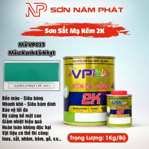Sơn 2K Đa Năng VietPaint VPPaint VP013 – Màu Xanh Lá Nhạt | Bộ 1kg