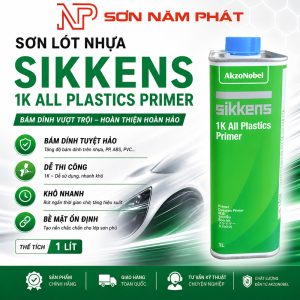 Sơn Lót Nhựa Sikkens 1K All Plastics Primer 1 Lít