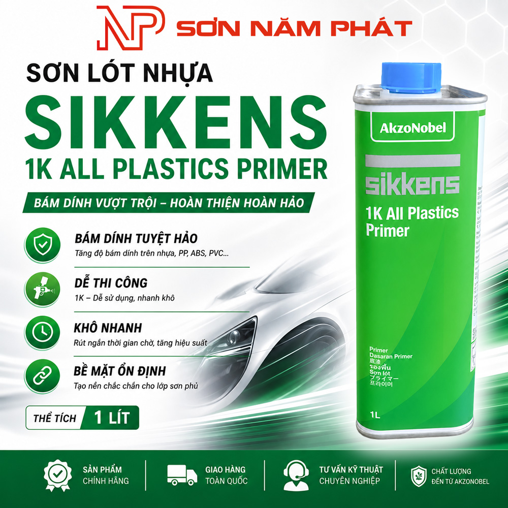 Sơn Lót Nhựa Sikkens 1K All Plastics Primer Sơn Lót Nhựa Sikkens 1K All Plastics Primer