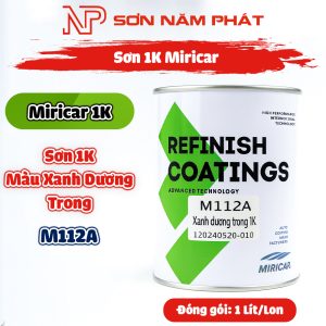 Sơn 1K Miricar Màu Xanh Dương Trong M112A