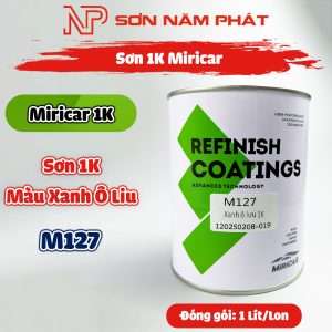 Sơn 1K Miricar Màu Xanh Oliu M127