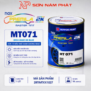 Sơn Nippon Paint NAX Premila 1K MT071 – Nhũ Xanh Dương Nhạt | 1 Lít