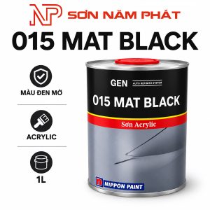 Sơn Nippon Paint Acrylic 2K GEN 015 MAT BLACK 1L