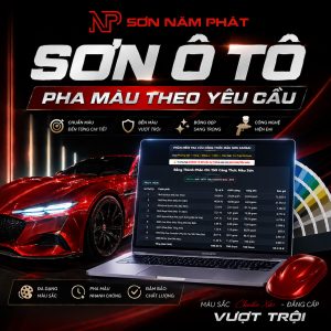 Sơn Ô Tô Pha Màu Theo Yêu Cầu