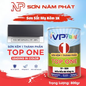 Sơn Tàu Thuyền 1K TP009 Màu Nâu Đỏ XingFa Viet Paint 800gr