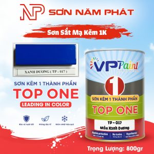 Sơn Tàu Thuyền 1K TP017 Màu Xanh Dương Viet Paint 800gr