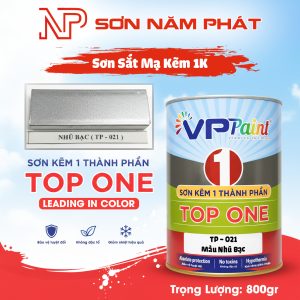 Sơn Tàu Thuyền 1K TP021 Nhũ Bạc Viet Paint 800gr