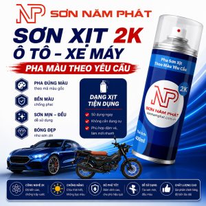 Sơn Xịt 2K Theo Yêu Cầu