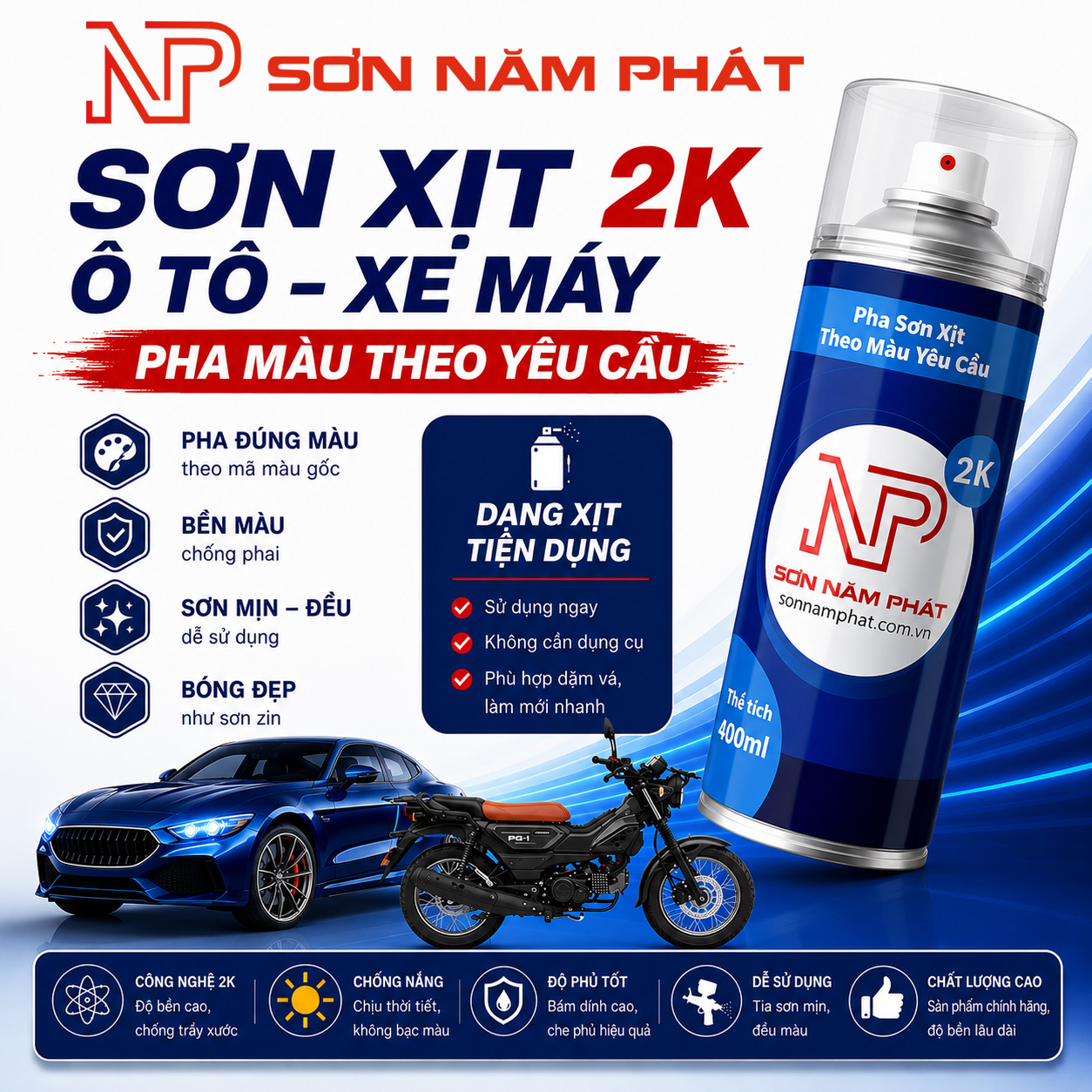 Sơn Xịt Pha Màu
