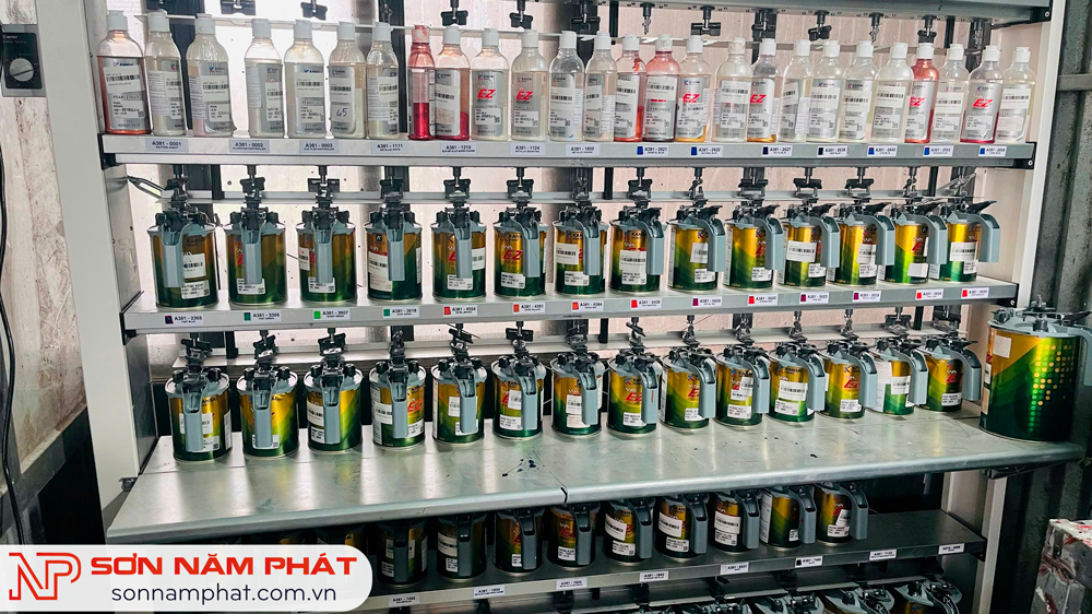 Sơn Năm Phát Bàn Giao Giàn Sơn Vi Tính Cho Garage 126