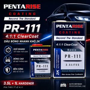 Dầu Bóng Nhanh Khô PentaRise Basic 2K PR-111 (4:1:1) 4.5 Lít