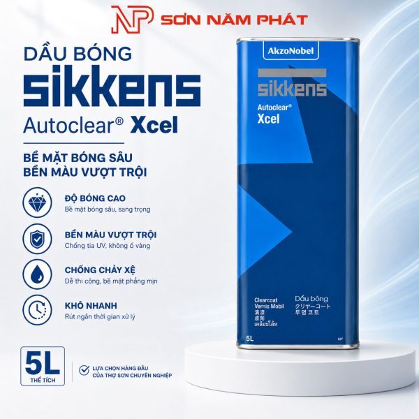 Dầu Bóng Sikkens Autoclear Xcel 5 Lít