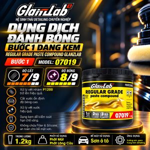 Dung Dịch Đánh Bóng Bước 1 Dạng Kem – Regular Grade Paste Compound Glanzlab Model 07019 (1.2Kg) | Thay Thế Farecla G3 Regular Grade