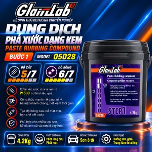 Dung Dịch Phá Xước Dạng Kem Bước 1 – Paste Rubbing Compound Glanzlab Model 05028 (4.2Kg) | Giải Pháp Thay Thế Cho 3M 05983