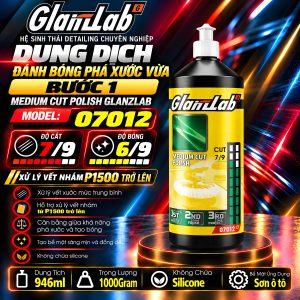 Dung Dịch Đánh Bóng Phá Xước Vừa Bước 1 – Medium Cut Polish GlanzLab Model 07012 (946ml) | Thay Thế MENZERNA 2500