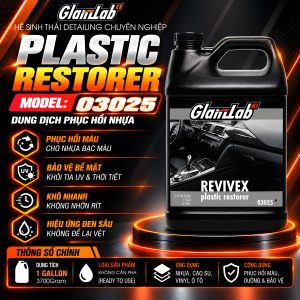 Dung Dịch Phục Hồi Nhựa Ô Tô GlanzLab Plastic Restorer 03025 1 Gallon – 3,7kg
