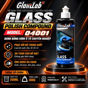 Dung Dịch Đánh Bóng Kính Ô Tô GlanzLab Glass Polish Compound 04001 200ml – 300g