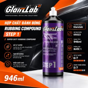 Hợp Chất Đánh Bóng GlanzLab Rubbing Compound Step 1 946ml (Model 05023)