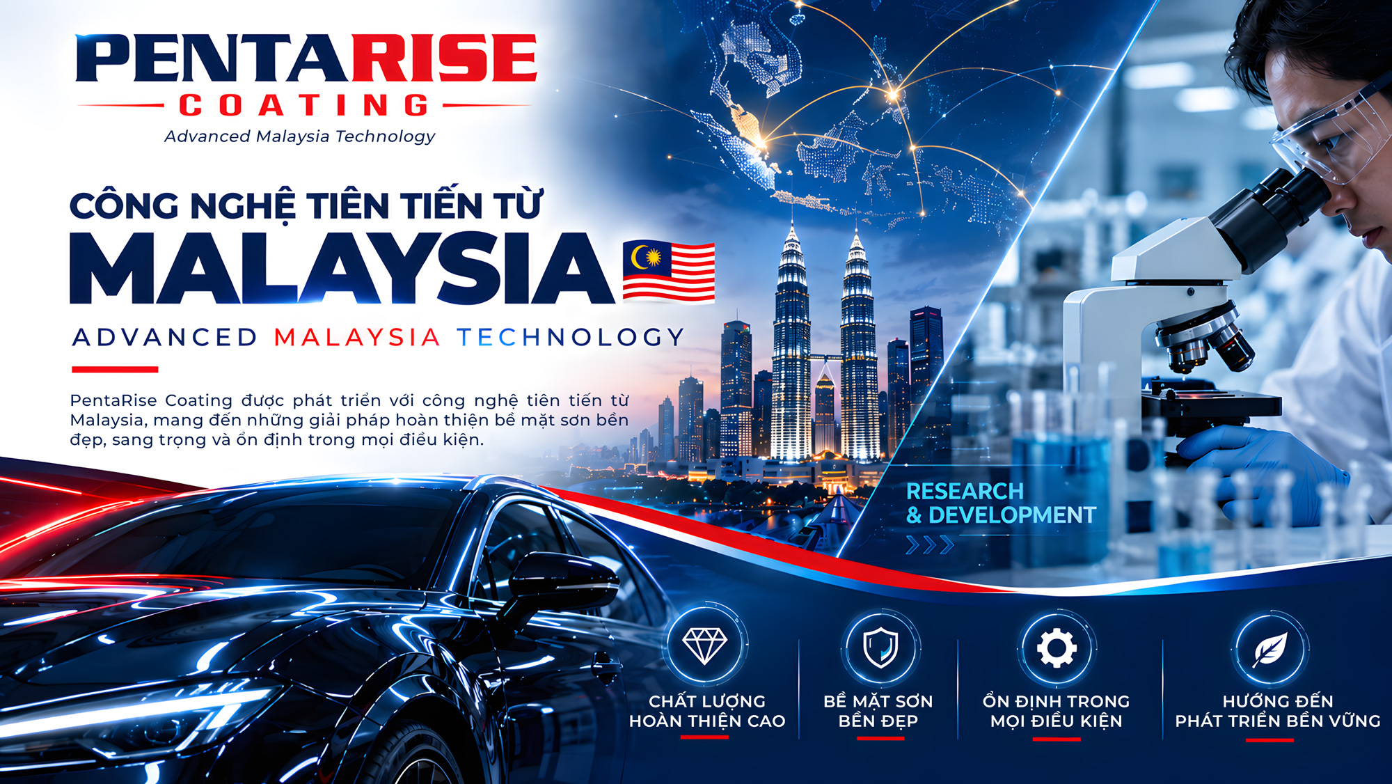 PentaRise Advanced Malaysia Technology - Công nghệ tiên tiến từ Malaysia