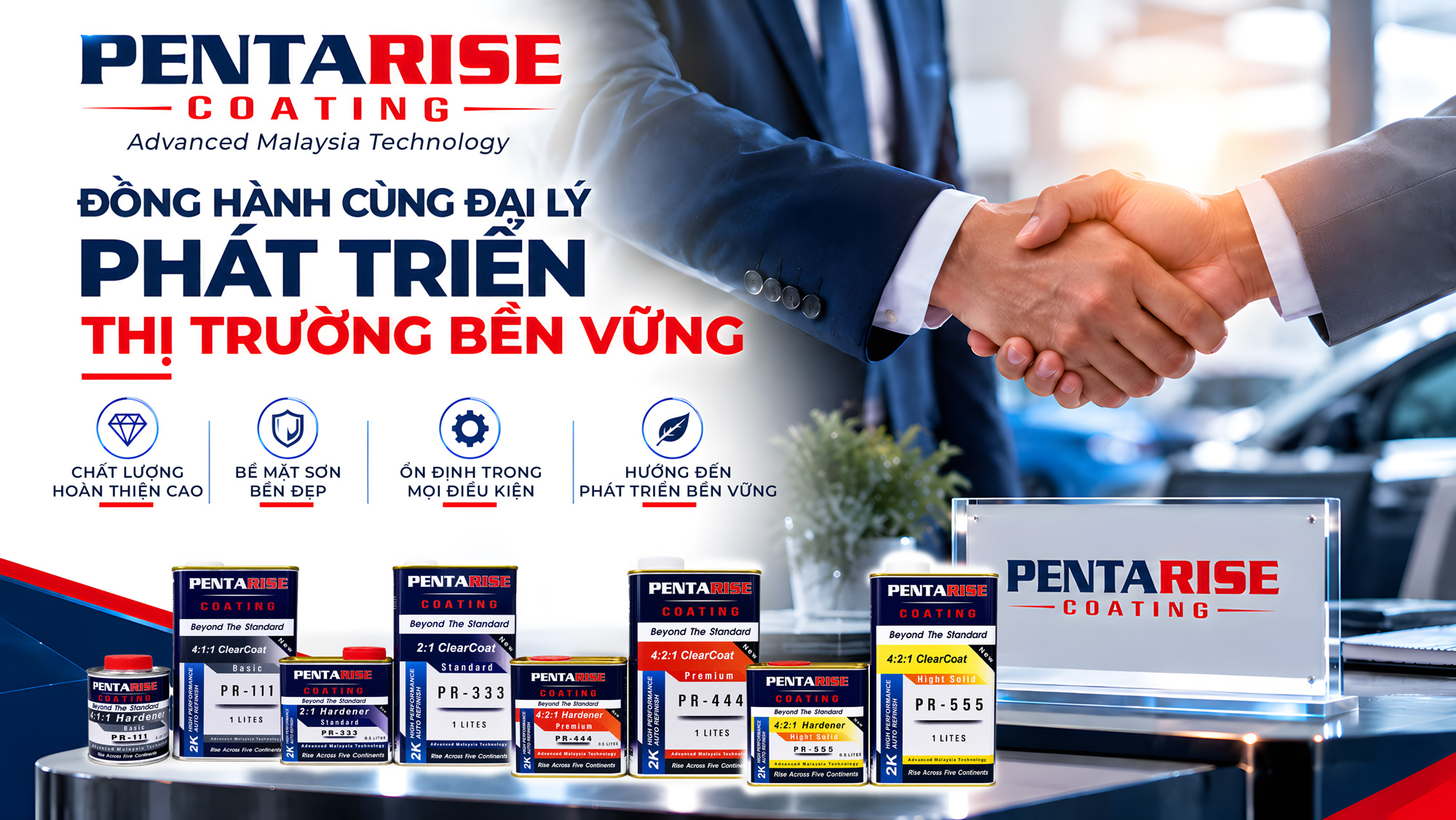 Tuyển đại lý phân phối dầu bóng cao cấp PentaRise