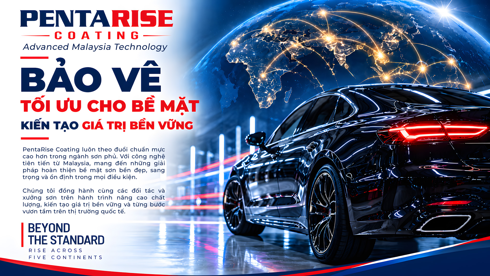 PentaRise Coating - Dầu bóng cao cấp công nghệ tiên tiến từ Malaysia