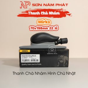 Thanh Chà Nhám Hút Bụi Mirka 70x198mm 22 Lỗ – Dạng Cầm Tay