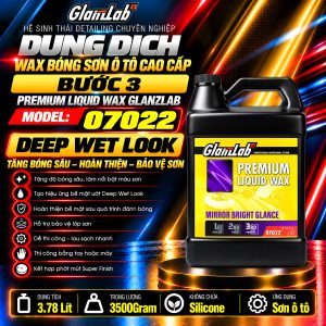 Dung Dịch Phủ Bóng Cao Cấp Bước 3 – Premium Liquid Wax GlanzLab 07022 1 Gal 3,78L – 3,5Kg | Thay Thế 3M 06068 & 06069